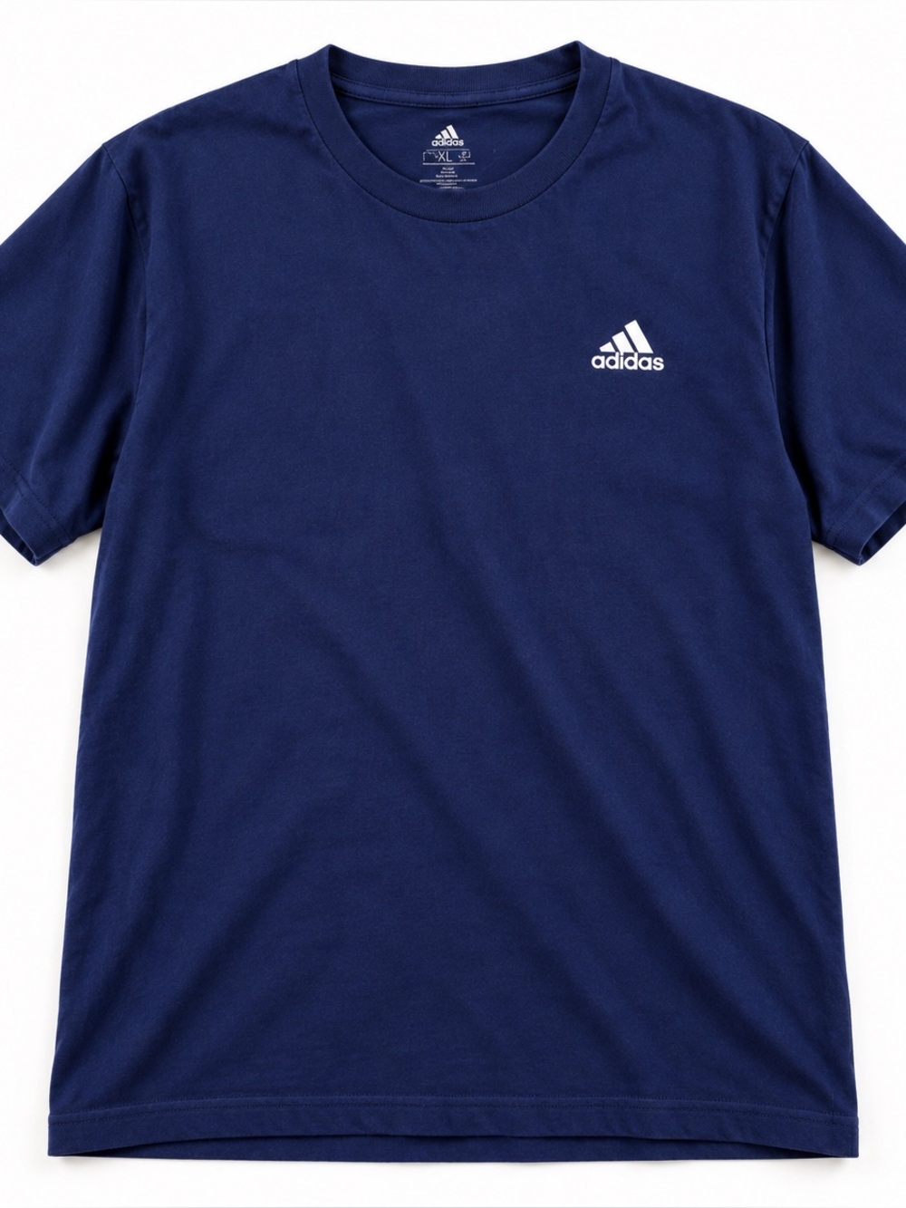 Adidas Navy Blue Short Sleeve Logo Tee XL